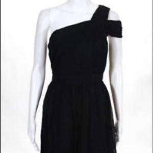 Black one shoulder J Crew Dress